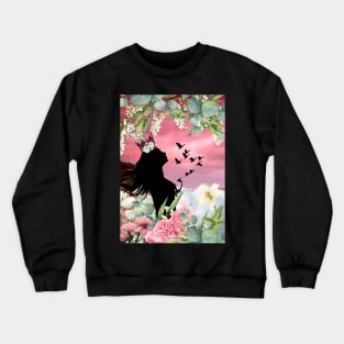 Breathe in freedom - meditation Crewneck Sweatshirt